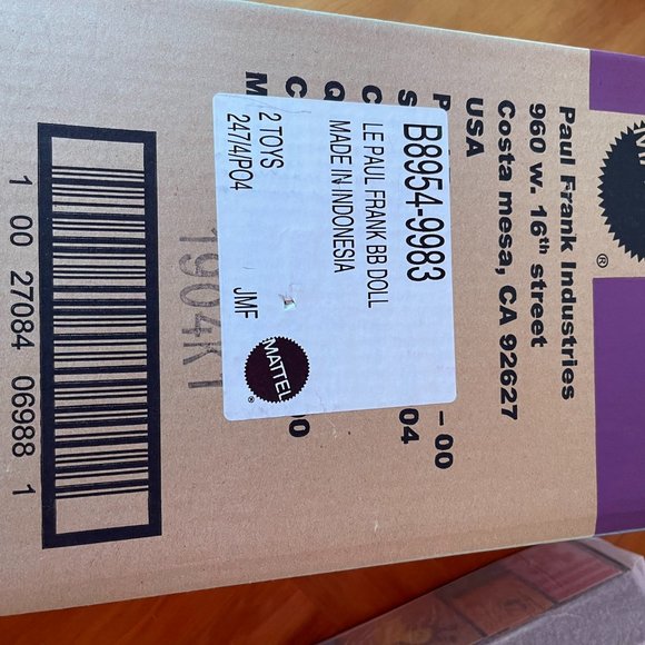 Barbie Paul Frank Doll - Rare 2004 Limited Edition - Picture 9 of 10